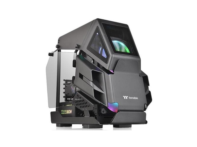 Skříň THERMALTAKE AH T200 černý s oknem, 2x TG (mATX case bez zdroje)