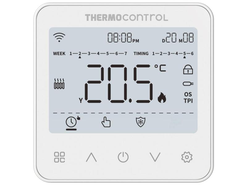 Bezdrátový wifi termostat THERMOCONTROL TC 50-WIFI bílý