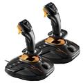 Obrázek k produktu: THRUSTMASTER T16000M Space sim duo stick HOTAS, černý/oranžový (black/orange)