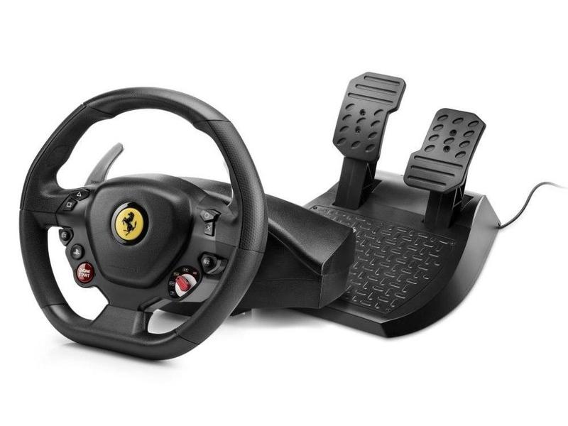 Volant s pedály THRUSTMASTER T80 Ferrari 488 GTB Edition, černý (black)