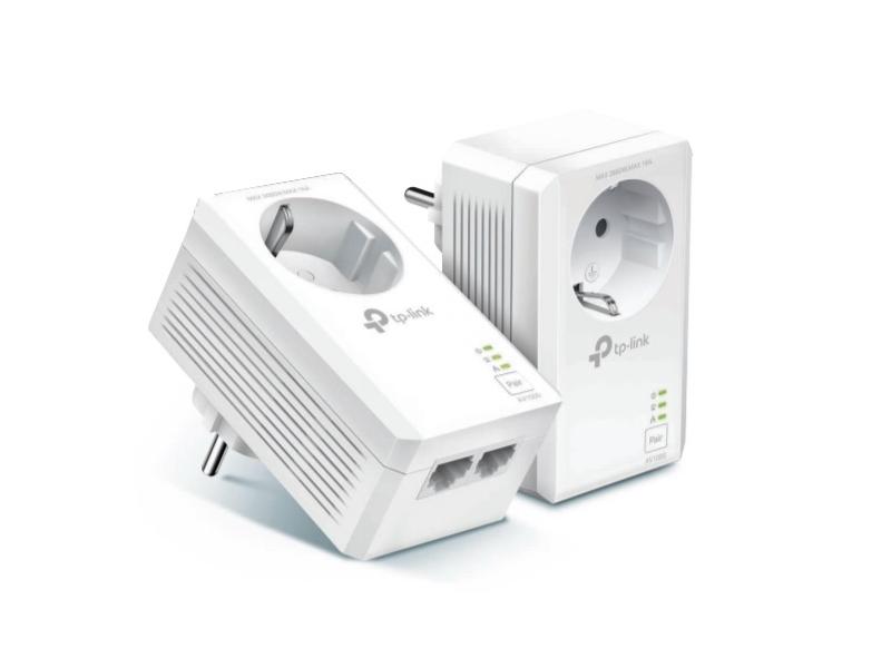 Průchozí powerline sada TP-LINK TL-PA7027PKIT AV1000
