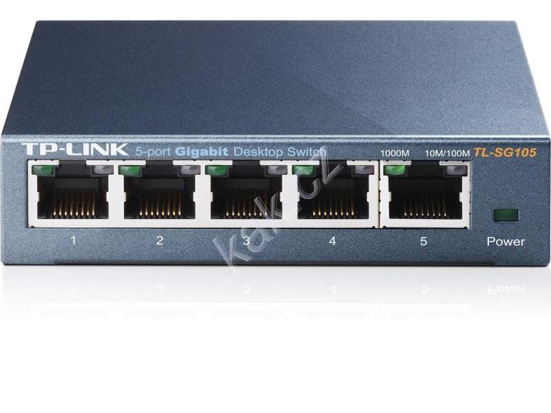 Gigabitový switch TP-LINK  TL-SG105, modrý (blue)