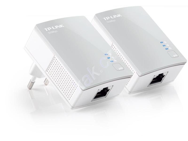 Powerline sada TP-LINK TL-PA4010 Starter Kit AV500, bílá (white)