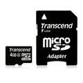 Obrázek k produktu: TRANSCEND microSDHC 4GB