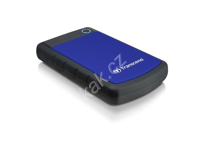 Přenosný pevný disk TRANSCEND  StoreJet 25H3B 2TB, modrá (blue)