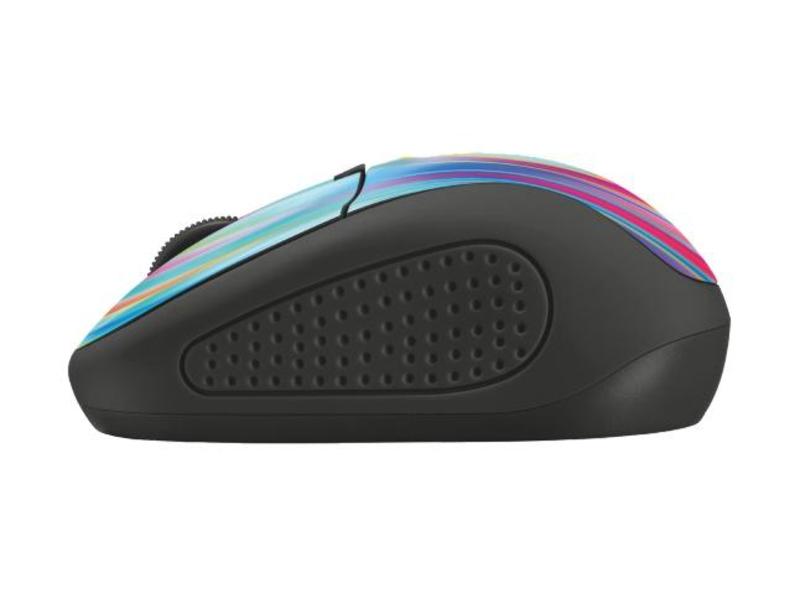 Bezdrátová myš TRUST Primo Wireless Mouse, černá rainbow