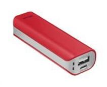 Obrázek k produktu: TRUST Primo PowerBank 2200 Portable Charger - red, červená (red)