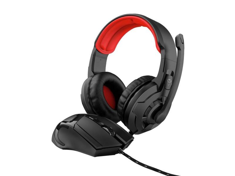 Herní sluchátka TRUST GXT 785 RAVIUS HEADSET & MOUSE
