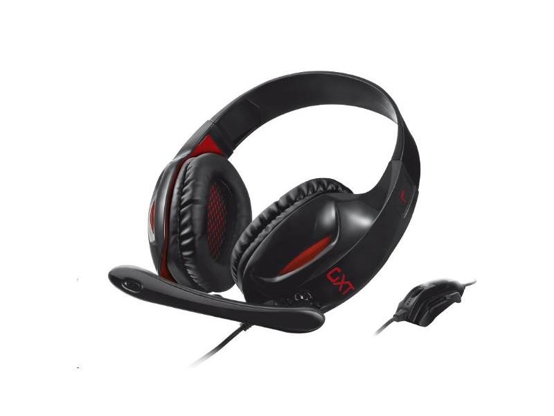 Herní sluchátka TRUST  GXT 330 XL, černo-červená