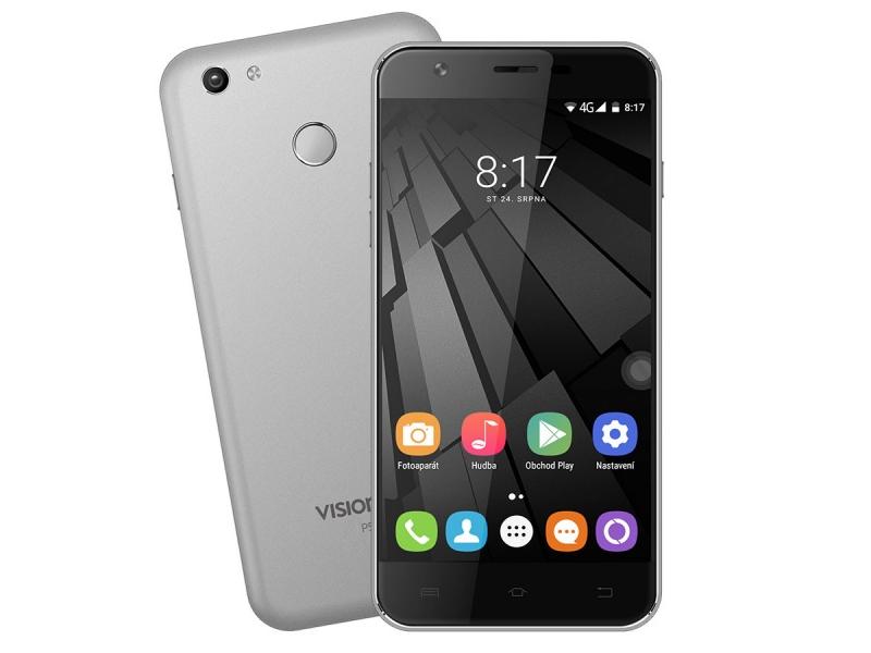 Mobilní telefon UMAX VisionBook P55 LTE, šedý (grey)