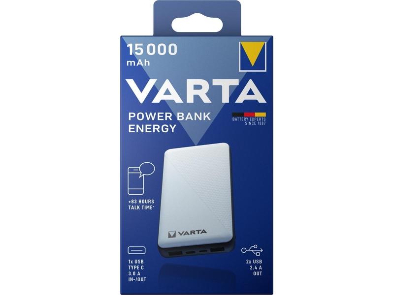 Powerbanka s bezdrátovým nabíjením VARTA Power Bank ENERGY 5000mA 12W