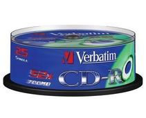 Obrázek k produktu: VERBATIM CD-R 52x DataLife, Extra Protection, 25ks cakebox