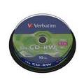 Obrázek k produktu: VERBATIM CD-RW 10x DataLifePlus Hi-Speed, scratch resistant, 10ks cakebox