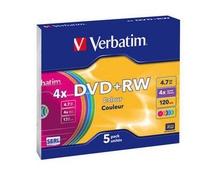 Obrázek k produktu: VERBATIM DVD+RW Colours