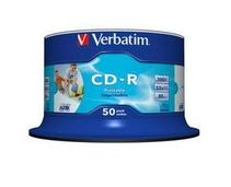 Obrázek k produktu: VERBATIM CD-R AZO Wide Inkjet Printable