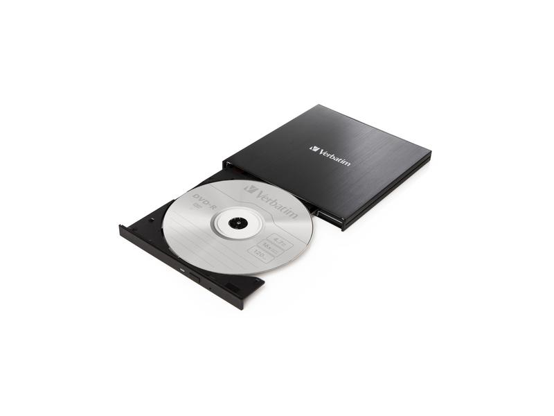 Externí CD/DVD Slimline vypalovačka Verbatim USB-C