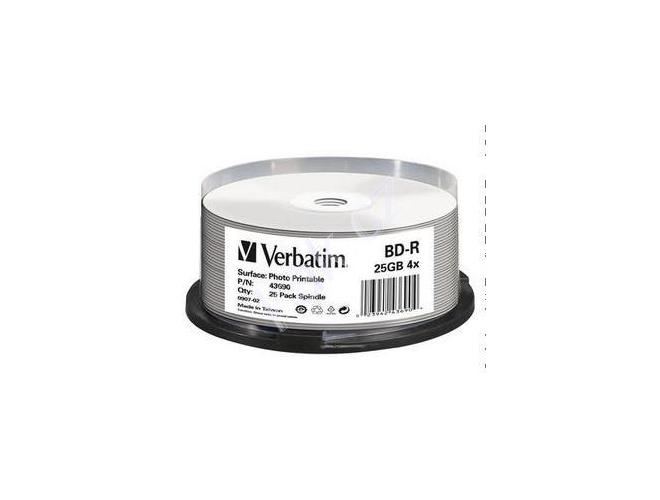Blu-ray médium VERBATIM  BD-R SL 4x