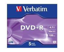 Obrázek k produktu: VERBATIM DVD+R 16x DataLifePlus, matt silver, jewel krabička
