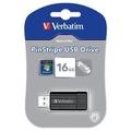 Obrázek k produktu: VERBATIM Store n Go PinStripe 16GB, černý (black)