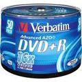 Obrázek k produktu: VERBATIM DVD+R 16x DataLifePlus, matt silver, 50ks cakebox