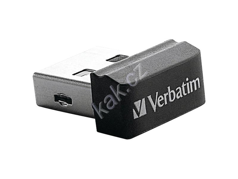 Penosný flash disk  VERBATIM  Store "n" Stay NANO 16GB, černý (black)