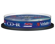 Obrázek k produktu: VERBATIM CD-R 52x DataLife, Extra Protection, 10ks cakebox