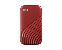 Obrázek k produktu: WD SSD My Passport SSD 500GB, červená (red)