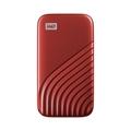 Externí SSD disk WD SSD My Passport SSD 500GB, červená (red)