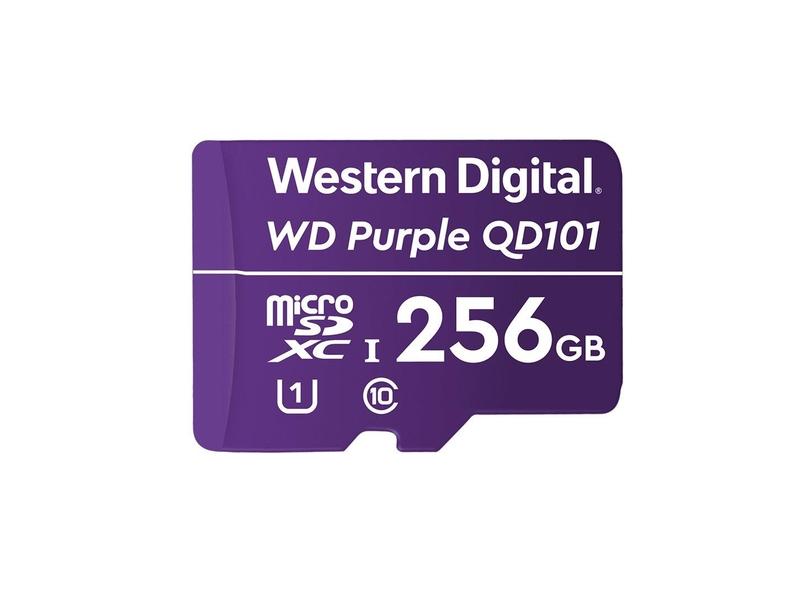 Paměťová karta pro bezpečnostní kamery WD microSDXC 256GB Purple