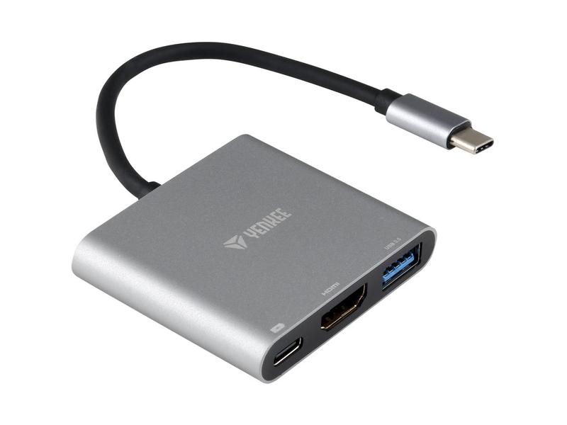 HUB YENKEE YTC 031 USB C na HDMI, USB C,A