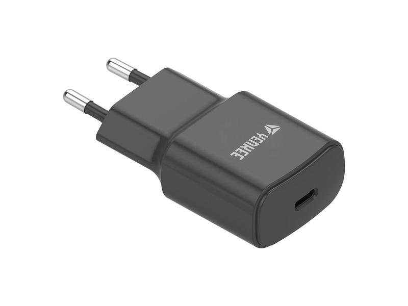 Nabíječka YENKEE YAC 2033BK USB C 20W, černá (black)