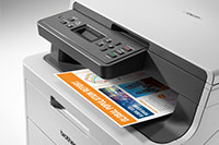 Tiskárna BROTHER DCPL3510CDW bílá white