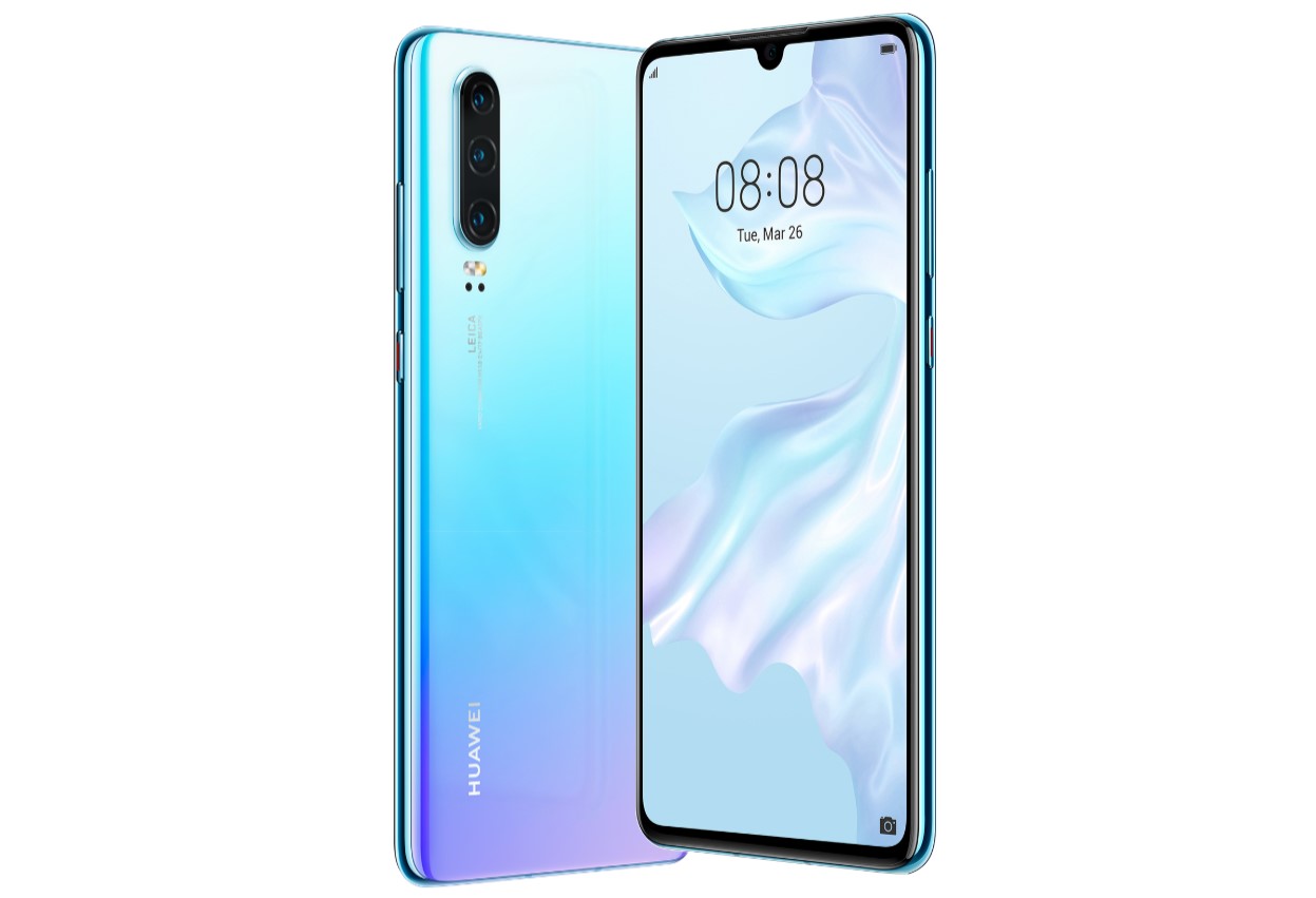 Mobilní telefon HUAWEI P30 Dual Sim Gradientní bílá bílý white