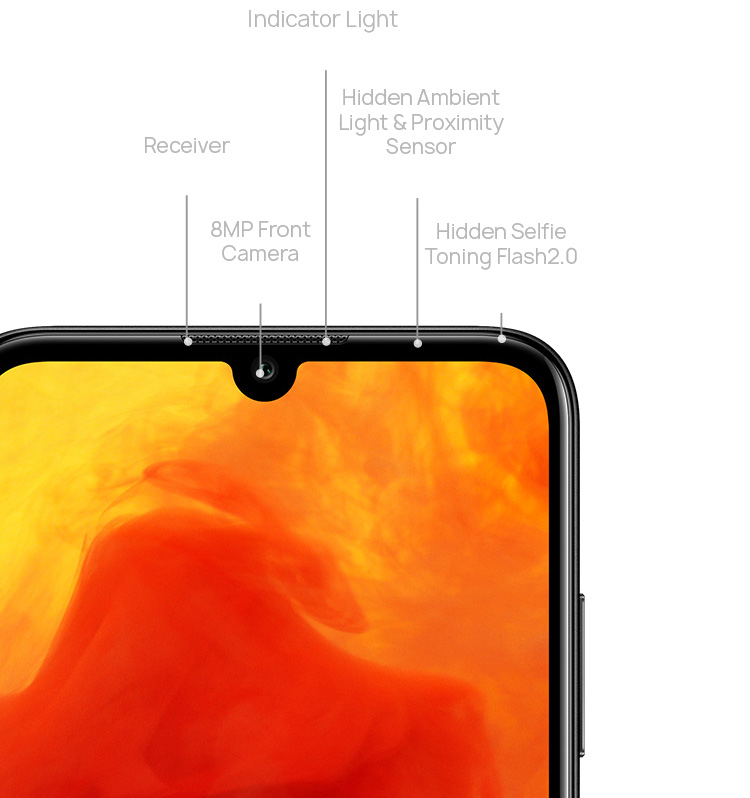 Mobilní telefon HUAWEI Y6 2019 DS Amber Brown hnědý brown