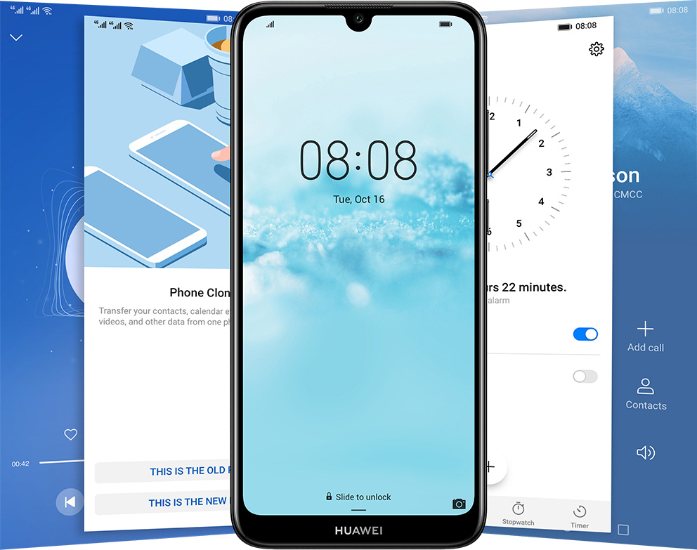 Mobilní telefon HUAWEI Y6 2019 DS Amber Brown hnědý brown