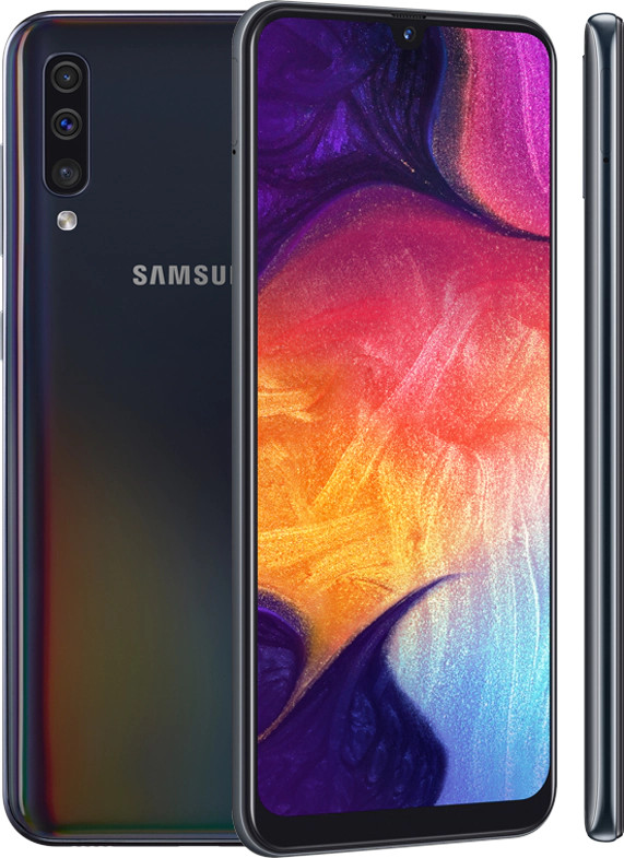Mobilní telefon SAMSUNG Galaxy A50 Black černý black