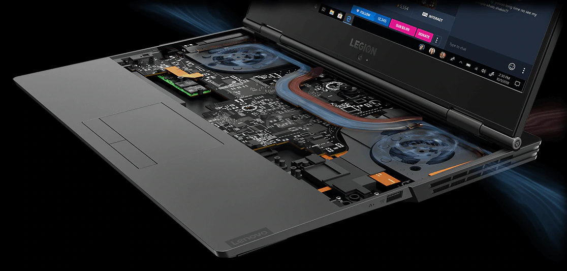 Herní notebook LENOVO Legion Y74017IRHg černý black