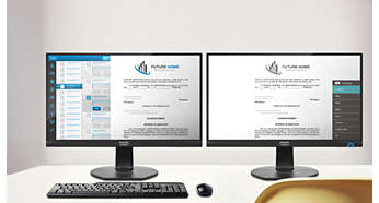 24 LED dotykový monitor PHILIPS 24'' LED 242B9T  FHD černý black