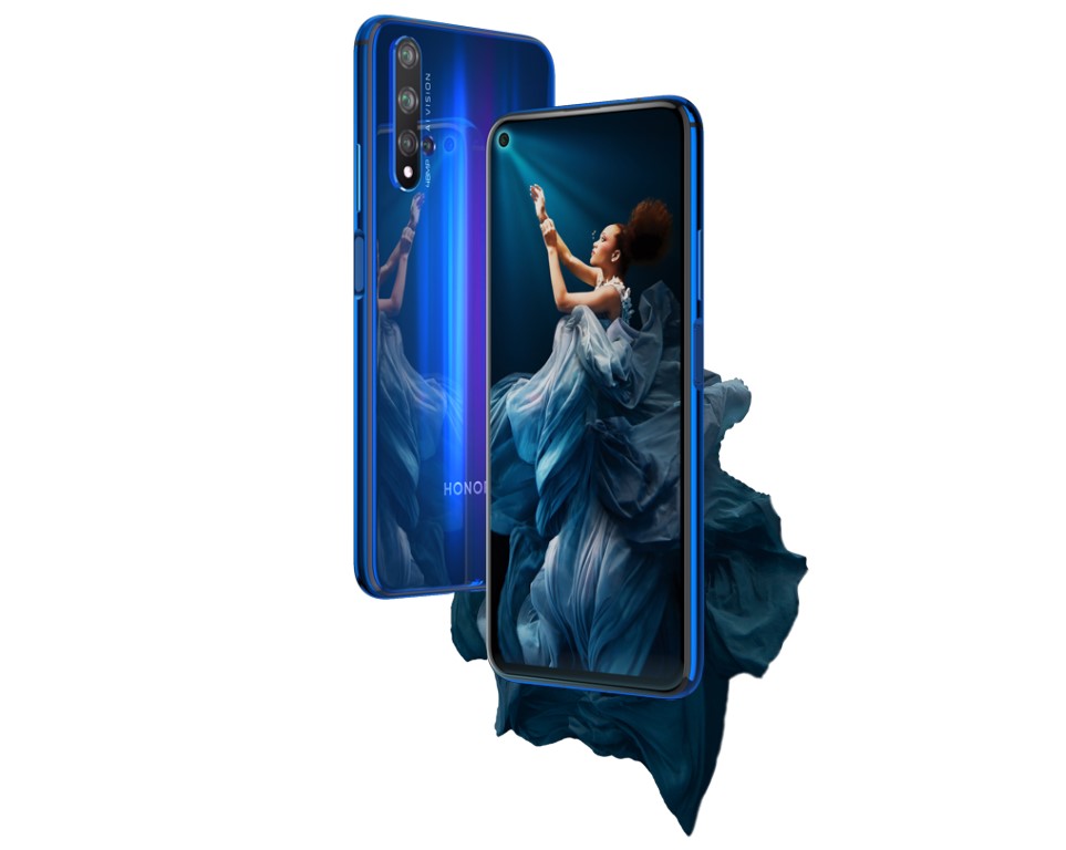 Mobilní telefon HONOR 20 6GB128 GB Sapphire Blue modrý blue