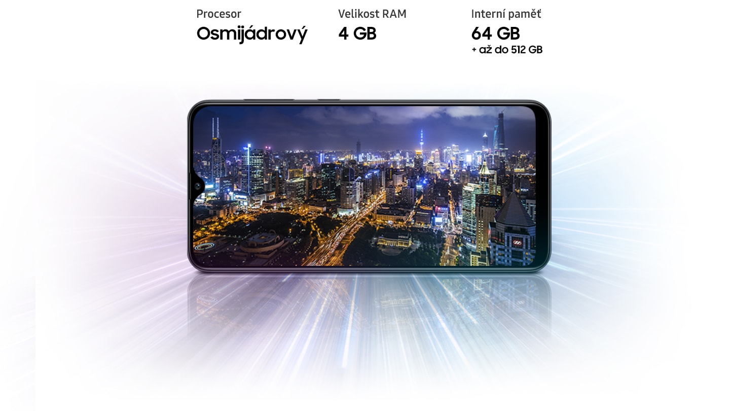 Mobilní telefon SAMSUNG Galaxy A30s SMA307 Black DualSIM černý black