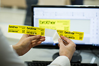 Tiskárna samolepících štítků BROTHER PTP950NW černá black