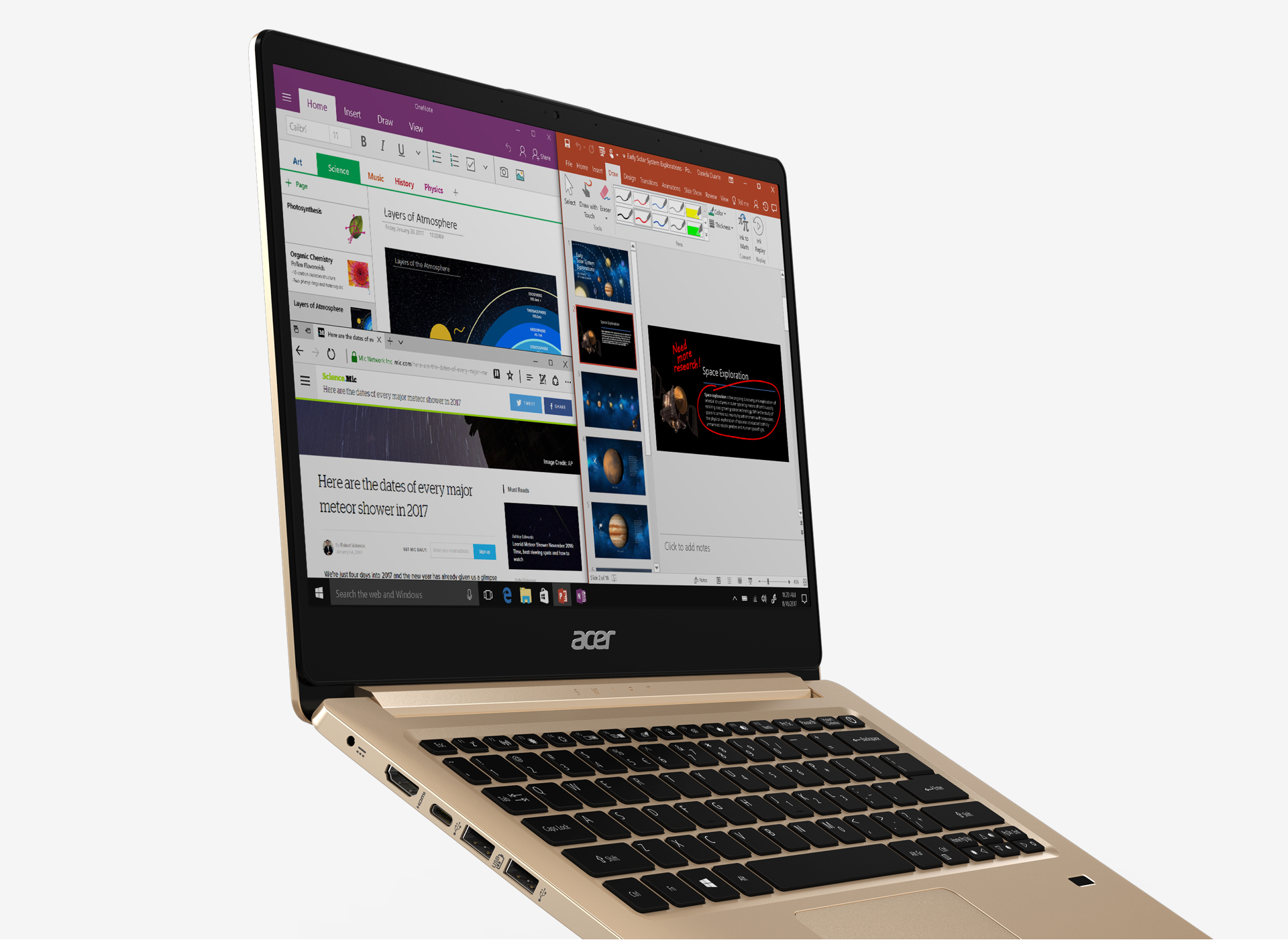 Notebook ACER Swift 1 SF11432P59A růžový pink