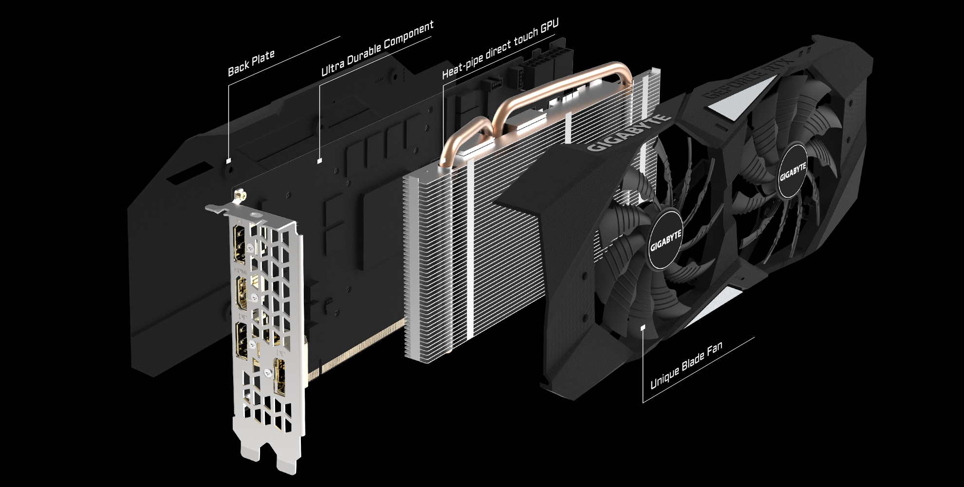 Grafická karta GIGABYTE RTX 2060 WINDFORCE OC 6G