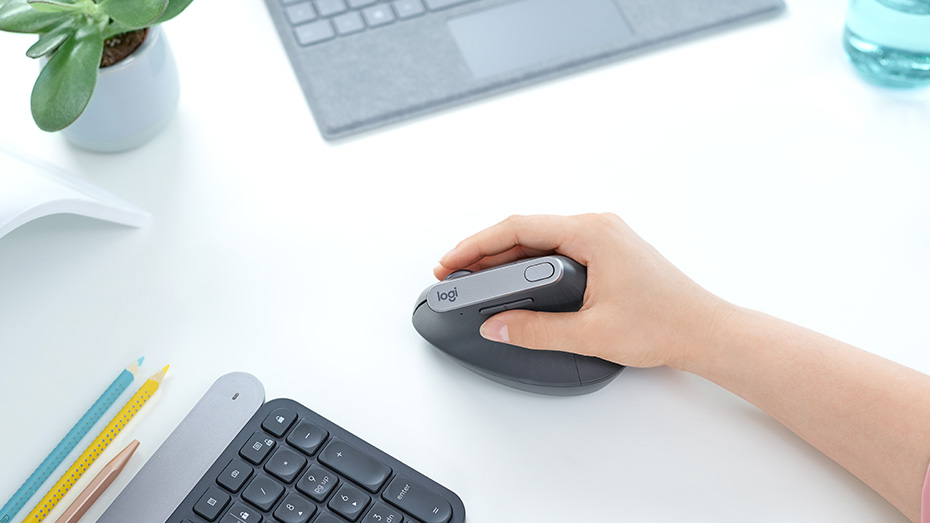 Bezdrátová vertikální myš LOGITECH MX Vertical černá black