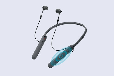 Bezdrátová sluchátka SONY WIC400 modrá blue