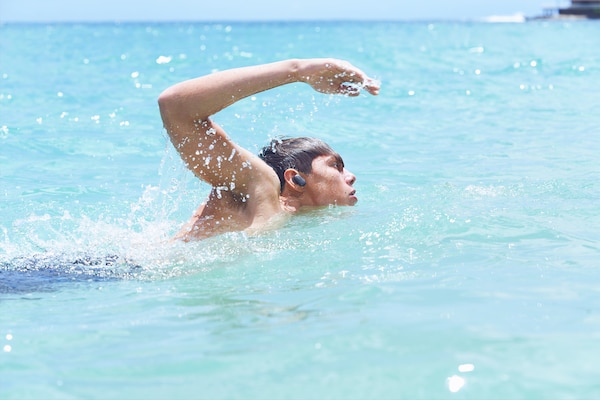 Sportovní bezdrátová sluchátka SONY WFSP900 žluté yellow