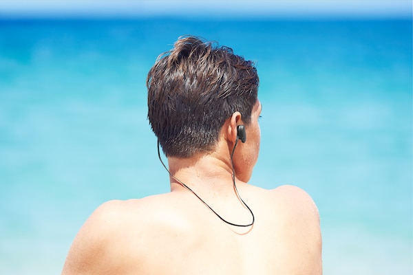 Sportovní bezdrátová sluchátka SONY WFSP900 žluté yellow