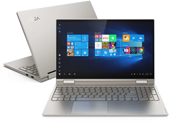 Notebook LENOVO Yoga C74015IML zlatý gold