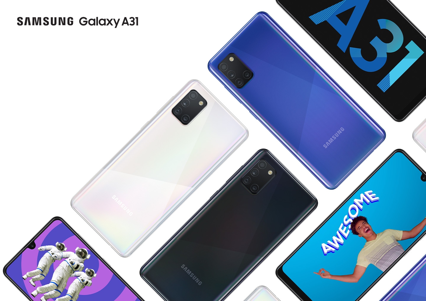 Mobilní telefon SAMSUNG Galaxy A31 SMA315 černý black