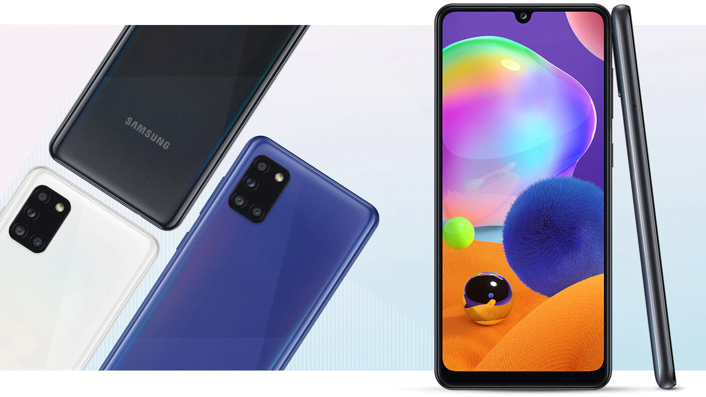 Mobilní telefon SAMSUNG Galaxy A31 SMA315 černý black